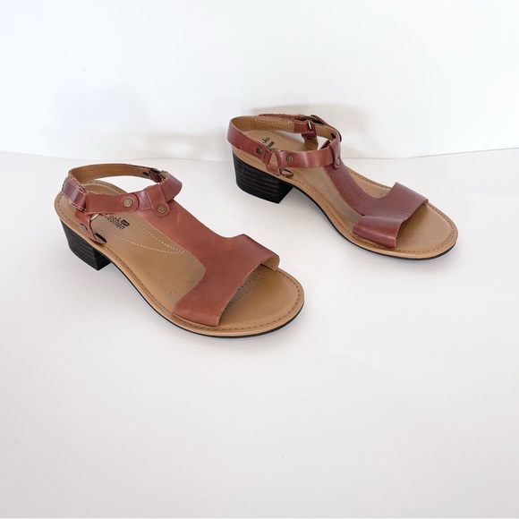 Clark’s Boho Reida Ryan Brown Leather Sandals Women’s Size 8.5 - Picture 4 of 7